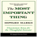 The Most Important Thing - Howard Marks